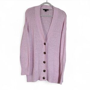 Ann Taylor Women's Pink Knit Cardigan Sweater